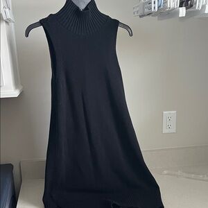 Free Assembly Black Turtleneck Sweater Dress